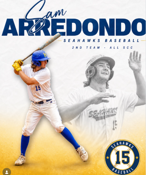 Seahawks Arredondo, Bauer Named All-SCC Baseball