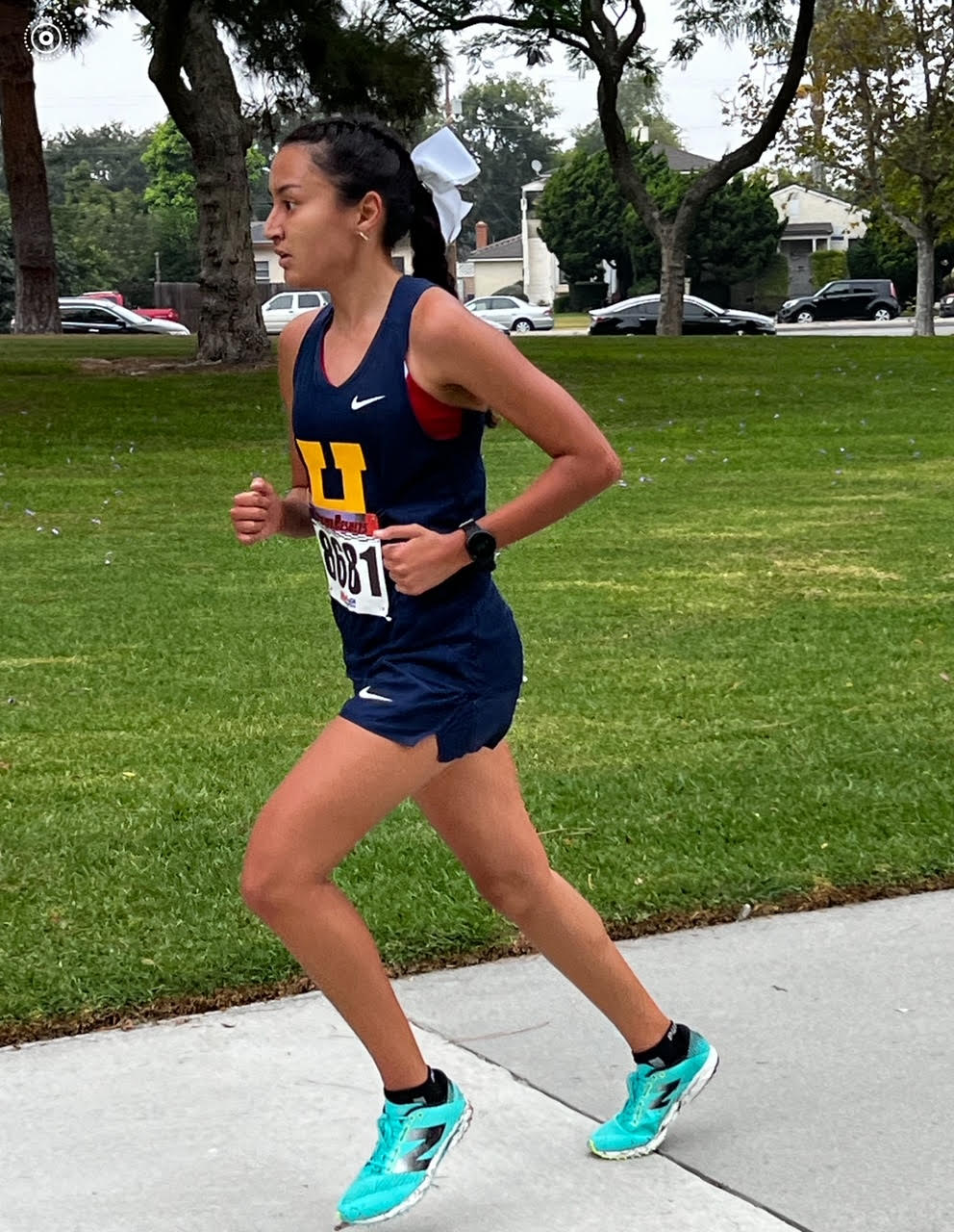 Sherlyn Gomez in action during SCC Preview meet.