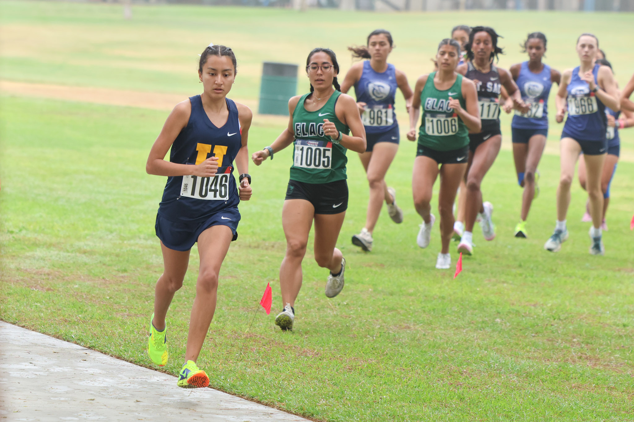 LA Harbor's Sherlyn Gomez is 2024 SCC cross country champion (photo courtesy of Richard Quinton).