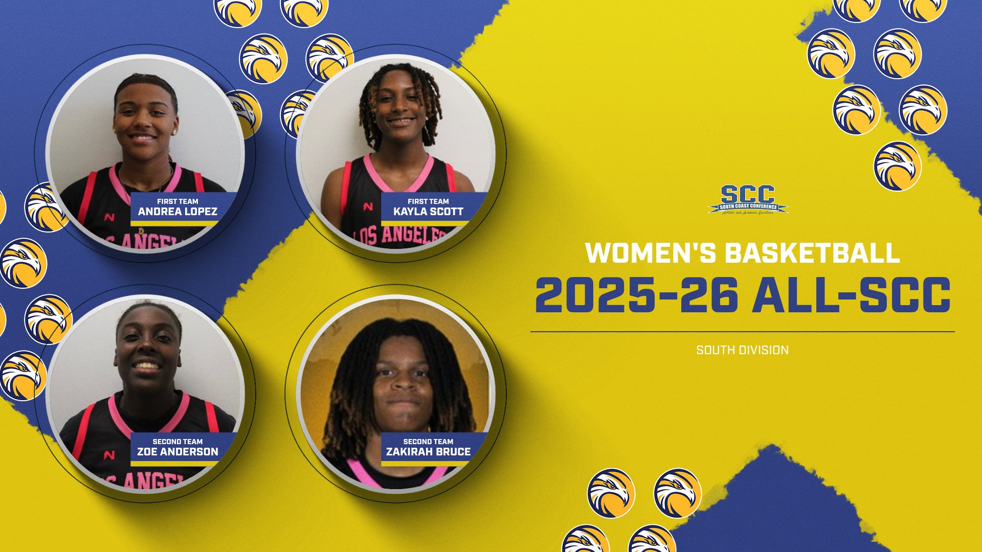 Seahawks Women's Basketball Places 4 On All-SCC South Team